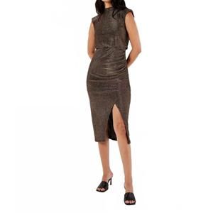 NEW APRICOT farah dress in brown